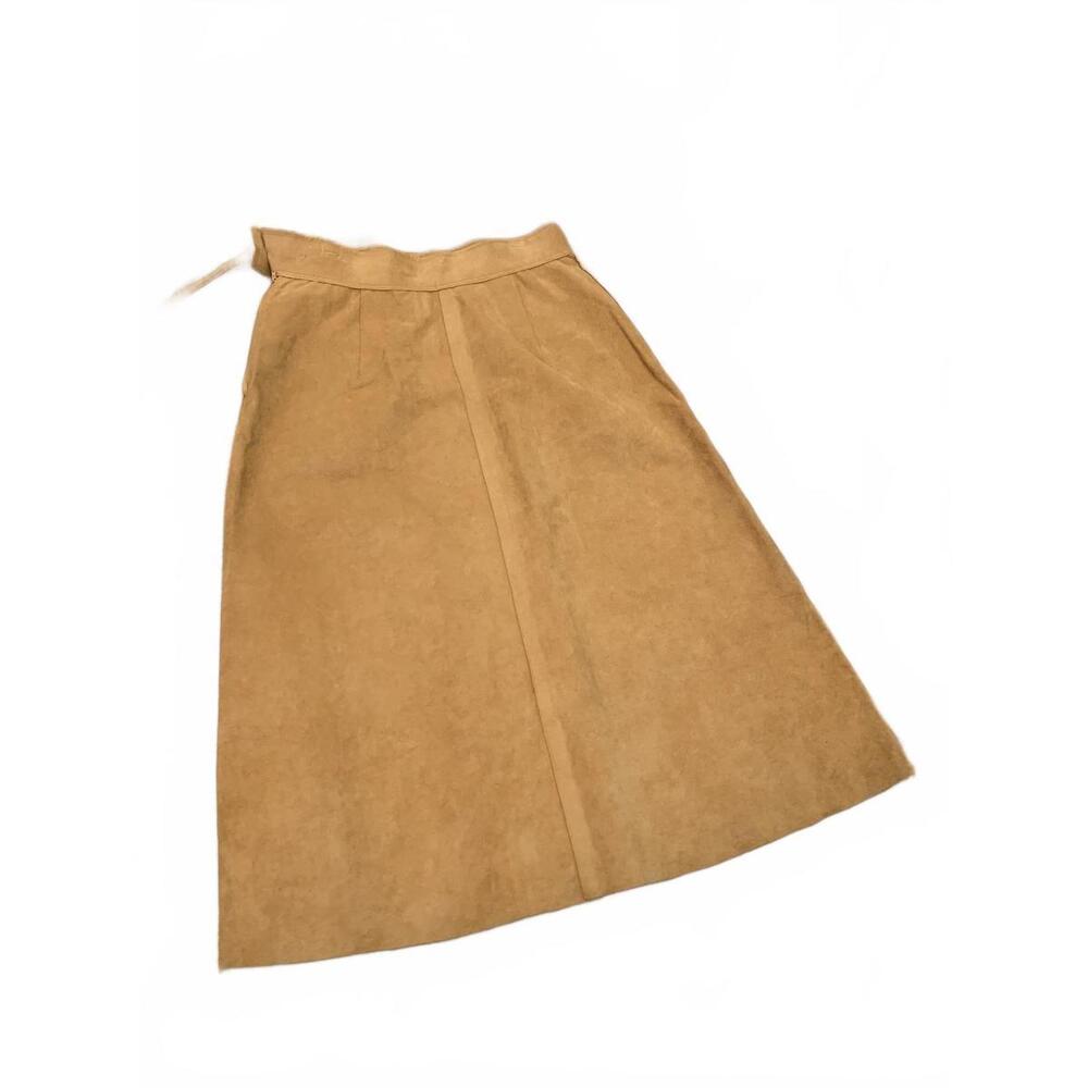 Vintage  Suede A-Line Skirt
